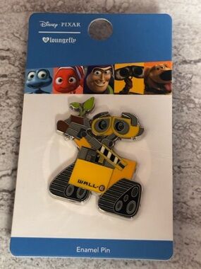 Loungefly Black WALL·E Plant-in-Boot Enamel Pin 2018